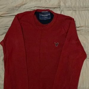 American Eagle red sweater medium
